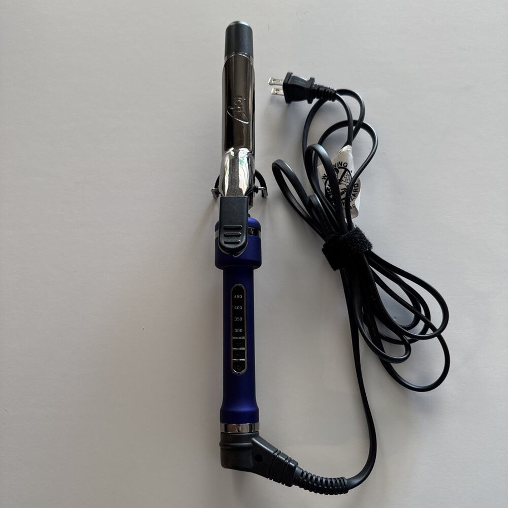 ION TITANIUM PRO CURLING IRON, 1.0 Inch, Matte Purple
